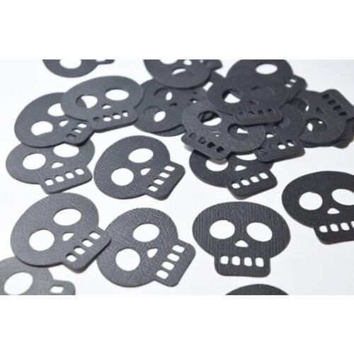 Skull Confetti, Pirate Party table Confettis wedding Birthday scatters baby shower party favors