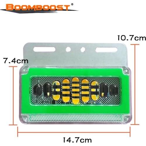 Car Light 24V 5 Colors King Kong Water Side Light Led Lens 6D Rear View Light Waterproof Turn Signal Driving Warning Light 1 PCS