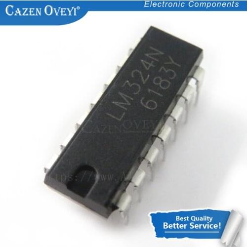 10pcs/lot LM324N DIP14 LM324 DIP DIP-14 In Stock
