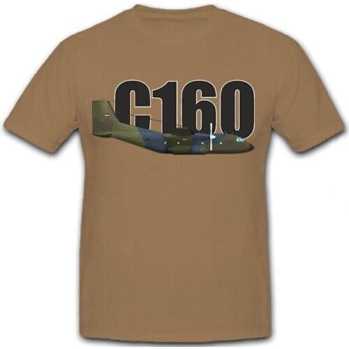 2019 Summer brand clothing C160 Transall Luftwaffe Bundeswehr Transport Maschine Flugzeug - T Shirt Novelty T Shirt