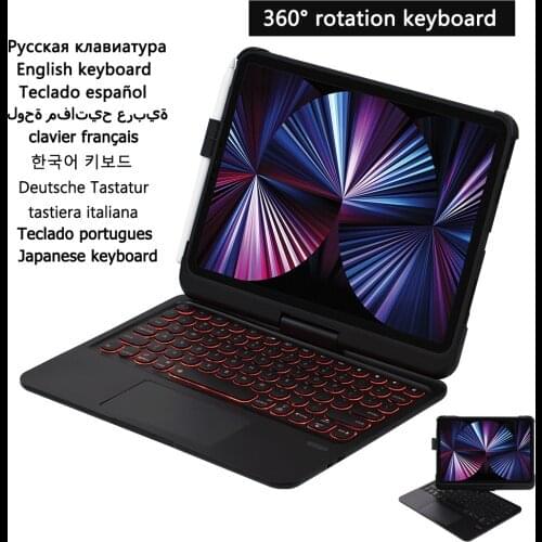 Cover Funda for iPad Pro 2021 Case 11 Magic Keyboard for iPad Pro 11 2021 2020 2018 Air 4 10.9'' Cover Touchpad Keyboard Case