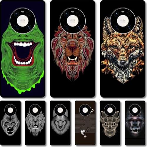 Special animals Phone Case For Huawei mate 40 30 10 20 40 8 9 Lite Z Pro RS black cell shell