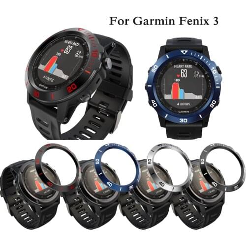 For Garmin fenix 3 Case For fenix 3 HR new fashion sports style Bezel Ring Styling Case Adhesive Cover Protection fashion Bezels