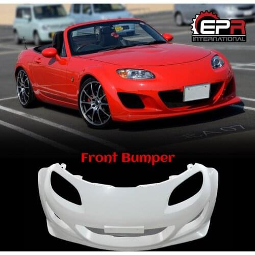 For Mazda MX5 NC NCEC Roster Miata ATE Type FRP Fibergalss Front bumper Exterior Accessories