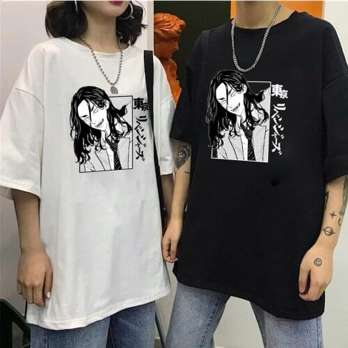 Tokyo Revengers Tshirt Baji Keisuke Printing Clothes Loose Men and Women Tshirt
