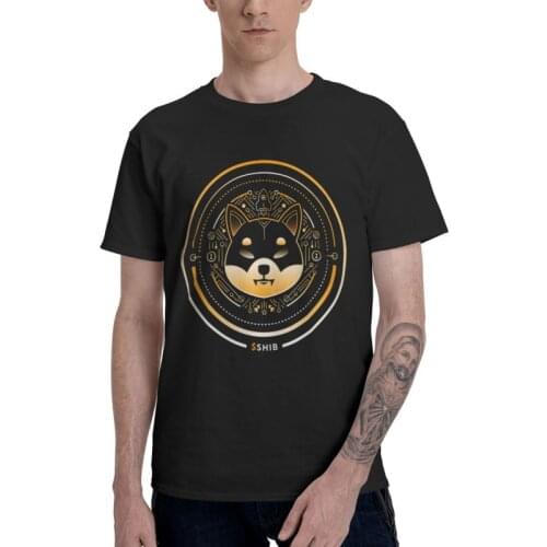 Shiba Inu Shibarmy T-shirt Mens Harajuku T Shirt Short Sleeve 100% Cotton Dogecoin Cryptocurrency Crypto Tshirt Cool Tee Top