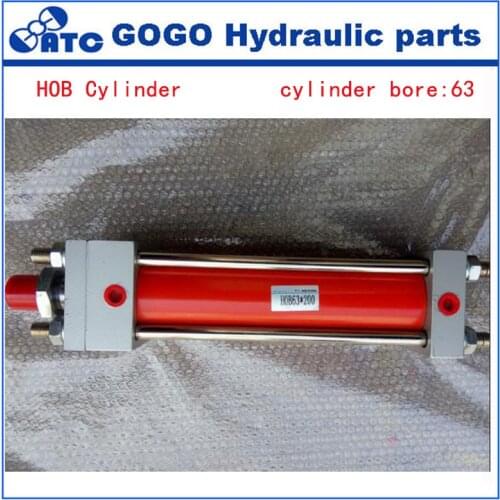 Heavy oil cylinder Double Acting HOB hydraulic cylinder, HOB series of HOB40,HOB50,HOB63,HOB80,HOB100