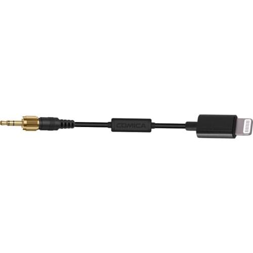 COMICA CVM-DL-SPX(MI) 3.5mm TRS to Lighting Interface Audio Output Cable