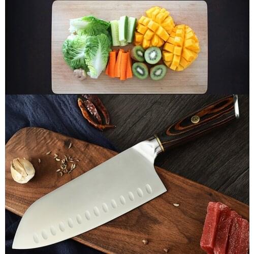 Forged Chef Knife 7.5 Inch Utility Kitchen Knives Stainless Steel Chefs Cooking Knives Meat Vegetable Slicer Chopping Knife