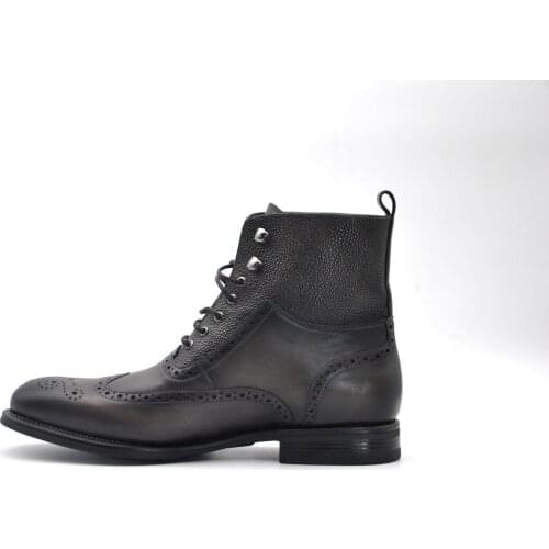Mens Casual Boots Winter Men Casual Boots Leather Boots Daily Shoes