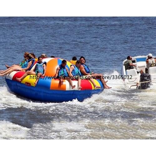 Inflatable Flying Disco Boat/Inflatable Water Towable Tube Disco Boat