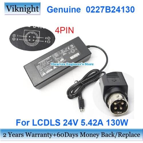 Genuine LISHIN 0227B24130 24v 5.42a 130W Power Supply AC Adapter For LCD LED TV MONITOR L23W10 HZ27WC Laptop Adapter charger