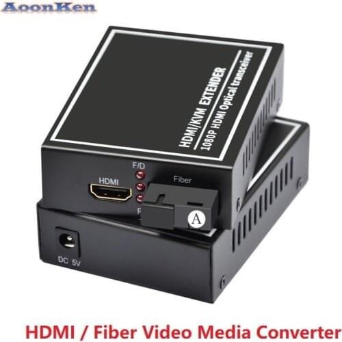 SC Port 1080P HDMI Audio and Video Optical End Machine HDMI Fiber Optic Transmitter Fiber Video Media Converter Fiber Extender