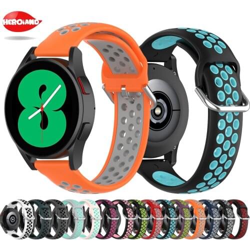 Silicone Bracelet For Samsung Galaxy Watch 4 Classic 42mm 46mm Wrist Strap Smart Watch Band For Samsung Watch 4 40mm 44mm Correa