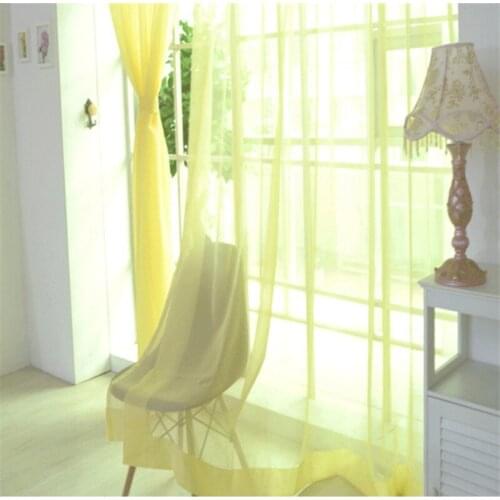 Tulle sheer window curtains for living room decoration party the bedroom modern organza curtains fabric wedding flowers arch 5z
