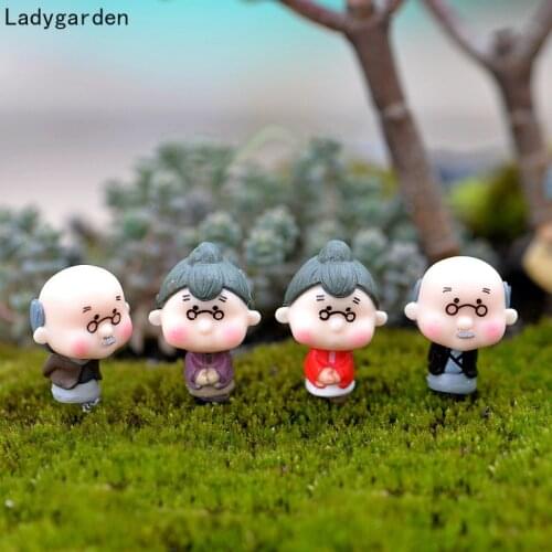 20PCS PVC Couple Figurines Miniatures Fairy Garden Ornaments Gnome Terrariums Bonsai Home Dollhouse Doll Accessories Decoration