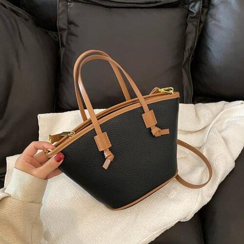 YILIAN Soft leather handbag For women 2021 New market basket stylish versatile one shoulder crossbody bag