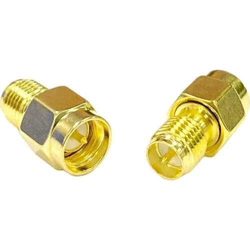 1PC RF Connector Adapter SMA Male Switch RP-SMA Female inner pin Straight Wholesale Fast Shipping