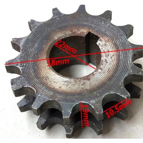 2Pieces/Lot 14Teeth Electric Tricycle Motor Chain Gear Tooth Disc 428 type Double Row Gear