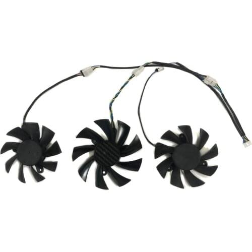 3pcs/set 75MM*2+85MM*1 GPU Cooler For HP OMEN RTX 3090 VGA Graphics Card As Replacement,Can Replace PLA09215S12H+PLA08015S12HH