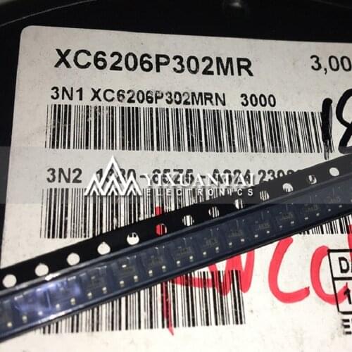 500pcs/lot 1000pcs/lot 3000PCS/LOT Free shipping 100% original XC6206P302MR 6206P302 65Z5 SOT23