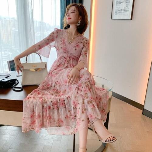 Летние платья с воланами Awarose China At AliExpress