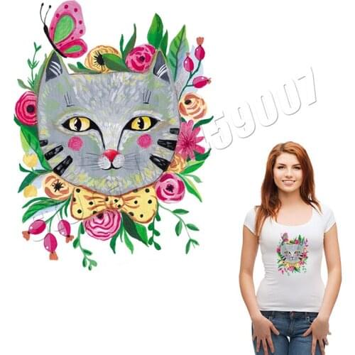 Boho Animal Patches Big Size New Design Badges Heat Transfer Diy Accessory Clothing Deco Washable Applique On Clothes