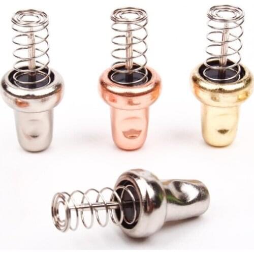 12 Pcs Metal Nail Cap Color Pushpins with Spring Tack Pin Cork Board Painting Thumb Tack Pin Art Thumbtacks Binding Supplies