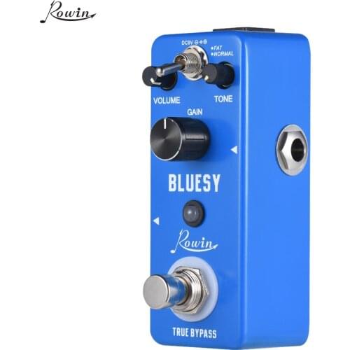 Rowin LEF-321 Bluesy Blues Overdrive Guitar Effect Pedal Aluminum Alloy Shell True Bypass Guitar Parts & Accessories
