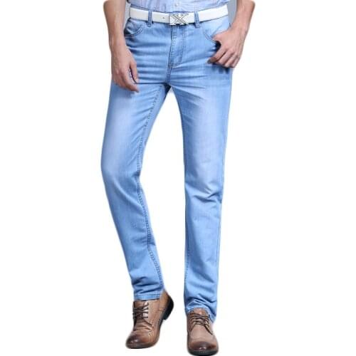 Big Sale Spring Summer Jeans Utr Thin Free Shipping 2019 Mens Fashion Jeans Menpants Clothes New Fashion Brand