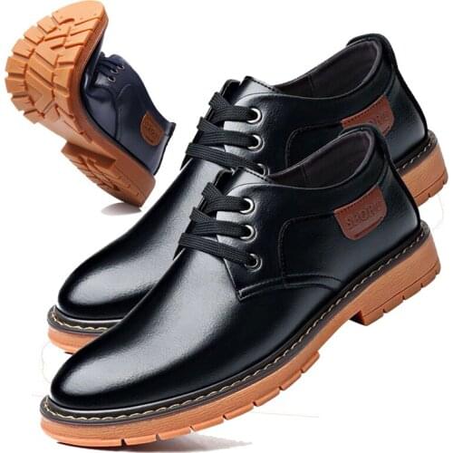 Мужские кожаные туфли LIHUAMAO China At AliExpress