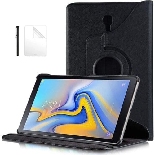 2018 New 360 Rotating Smart Case For Samsung Galaxy Tab A 10.5 2018 SM-T590 T595 T597 Cover For Samsung Tab A 10.5 Case +PenFilm
