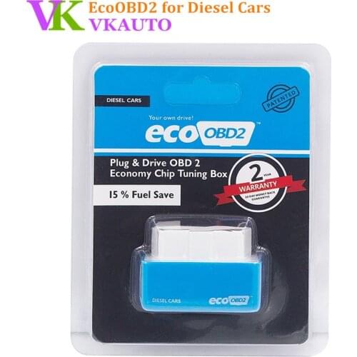 New EcoOBD2 Diesel Cars Economy Chip Tuning Box Plug and Drive 15% Fuel Save
