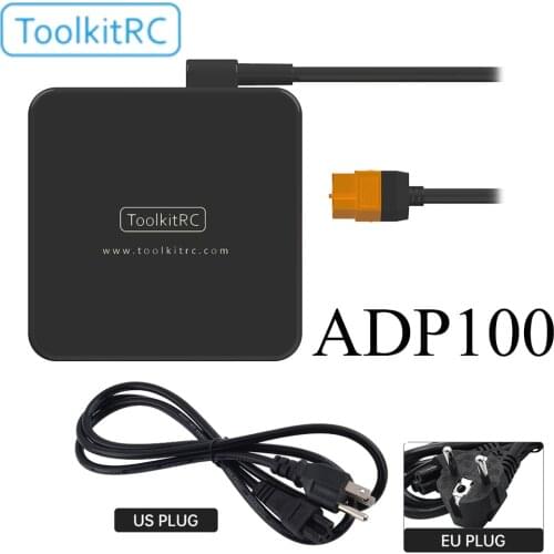 New ToolKitRC ADP100 100W 20V Power Supply with XT60 Output Adapter Fit iSDT Q8 Q6 GT Power Hota HTRC SkyRC Charger RC Drone