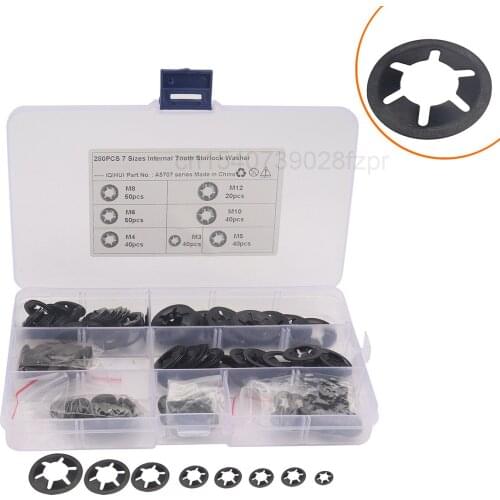 Bearing Clamp Retainer Ring Bearing Ring Clamp 65 Manganese Steel Anodized M3-m12 Quincunx Washer