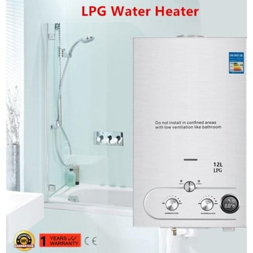 Home Use 8L 12L 18L LPG Gas Propane Instant Tankless Hot Water Heater Boiler Water Shower
