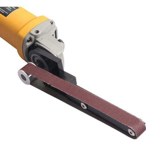 Sander Machine Sanding Belt Adapter Head Convert with Sanding Belts for Electric Model 100 Angle Grinder Woodworking
