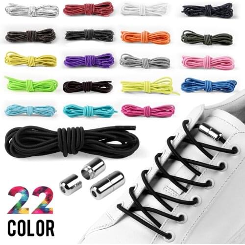 No Tie Shoelaces men and women adults and children sport Locking lazy Shoe Laces Elastic Shoelace for Shoestrings (22 colors)