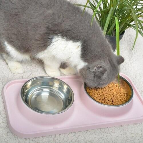 Pet Silica Gel Bowl Dog Cat Bowl Pet Food Water Storage Bowls Non-Slip Mat Portable Puppy Food Container Feeder Dish