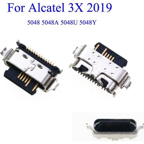YuXi Micro USB Jack Charging Socket Port Plug Dock Connector For Alcatel 3X 2019 5048 5048A 5048U 5048Y