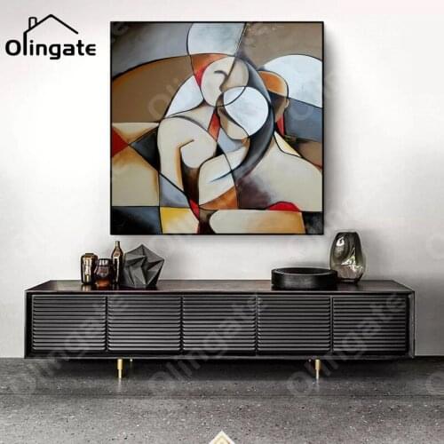 Picasso Famous Abstract Line Woman Canvas Painting Nonobjective Line Artwork Wall Poster One Piece Canvas Art Home Bedroom Decor