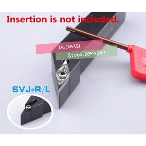 1PCS SVJCL SVJCR1212H11 SVJCR1616H11 SVJCR1616H16 SVJCR2020K11 SVJCR2020K16 SVJCR2525M11 SVJCR2525M16 CNC Turning Tools