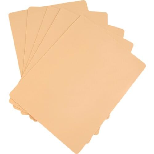 10pcs Biomaser Silicone Tattoo Practice Skin Stencil Permanent Makeup Practice Skin Tattoo Accessories Supply