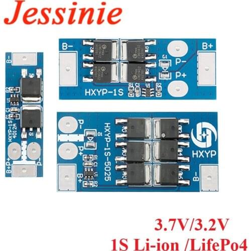 2PCS BMS 1S 12A 20A 25A 3.2V 3.7V Lithium Battery Protection Board 18650 4.2V Charging Voltage/Short Circuit/Overcharge Protect