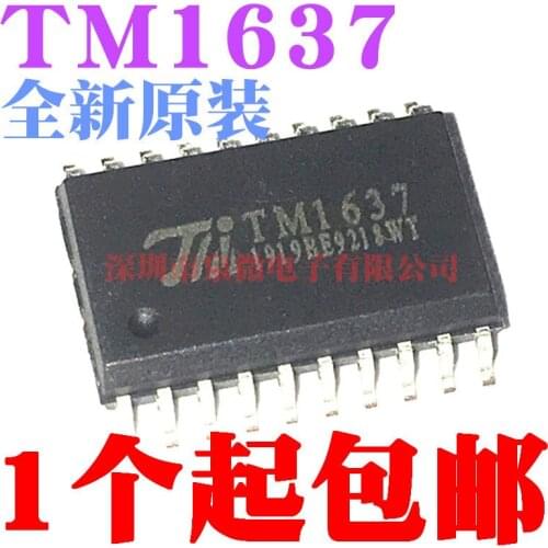 6 pçs/lote TM1637 SOP20 LED IC