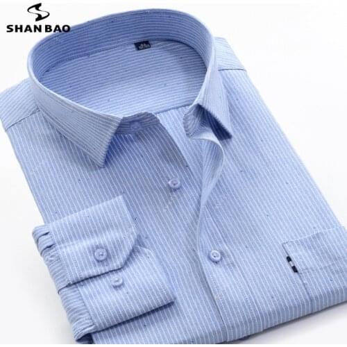 6XL 7XL 8XL 9XL 10XL 12XL 14XL comfortable cotton business casual loose long sleeve shirt 2020 autumn brand mens striped shirt