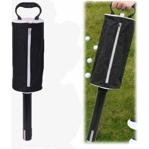 70CM Portable Golf Ball Picker Suction Cup Bag Golf Ball Shag Bag Golf Ball Retriever Golf Balls Pick-up Tools Training Aids
