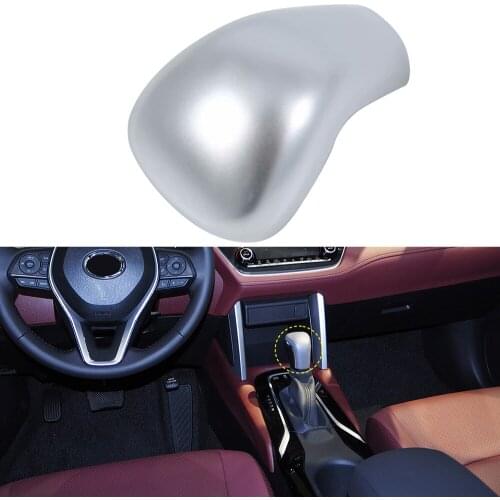 ABS Matte Interior Gear Shift Knob Cover Trim for Toyota Corolla Cross XG10 2020 2021 Accessories