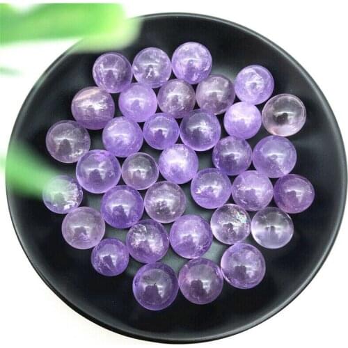 Amethyst ball natural quartz mineral crystals massage gemstones sphere reiki healing for gifts