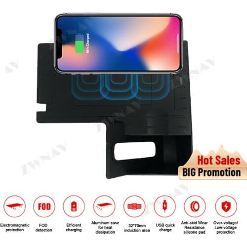 QI Car fast wireless charger For Massarati Levante 2016-2019 car infrared Fast Wireless Charging Car Phone Holder for iPhone Max